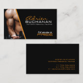 証明されたパーソナルトレーナーの名刺 名刺 (正面/裏面)