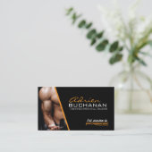 証明されたパーソナルトレーナーの名刺 名刺 (スタンド正面)