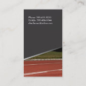 証明されたパーソナルトレーナー 名刺 (裏面)