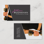 証明されたパーソナルトレーナー 名刺 (正面/裏面)