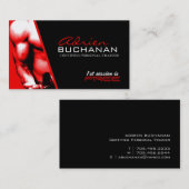 証明されたパーソナルトレーナー 名刺 (正面/裏面)