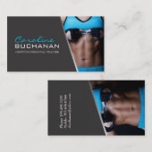 証明されたパーソナルトレーナー 名刺 (正面/裏面)