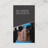 証明されたパーソナルトレーナー 名刺 (裏面)