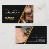 証明されたパーソナルトレーナー 名刺 (正面/裏面)