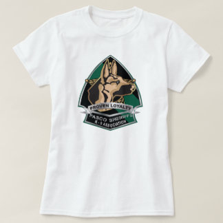 証明されたロイヤリティ- Pascoの保安官のK-9連合 Tシャツ