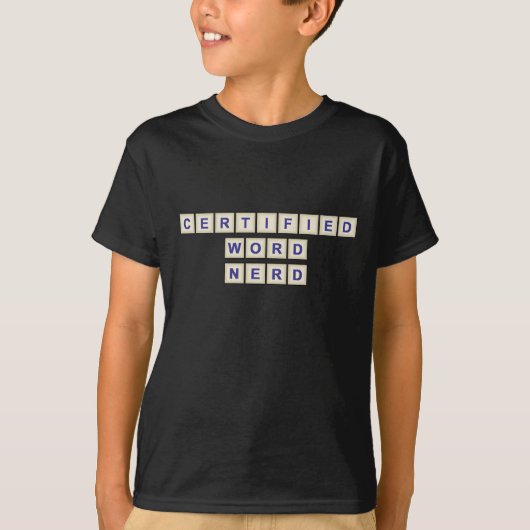 証明された単語のおたく Tシャツ (正面)