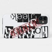 証明された恐怖ギークのiPhoneの場合 Case-Mate iPhoneケース (裏面(横))