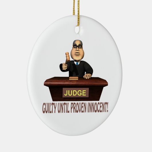 証明された潔白な人まで罪がある セラミックオーナメント (右)