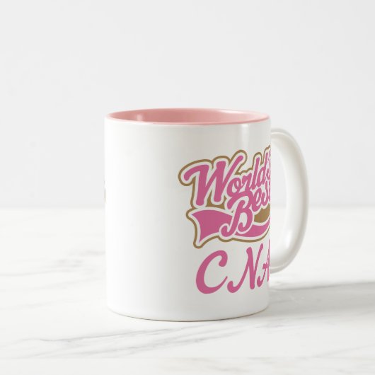 証明された看護は補助ギフトできます ツートーンマグカップ (正面右)