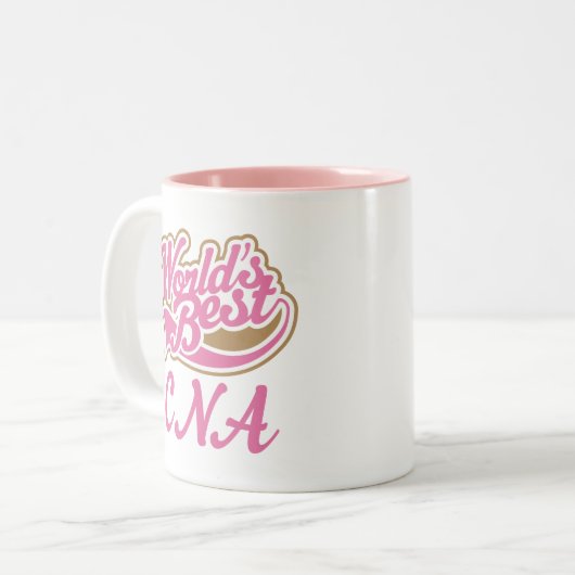 証明された看護は補助ギフトできます ツートーンマグカップ (正面左)