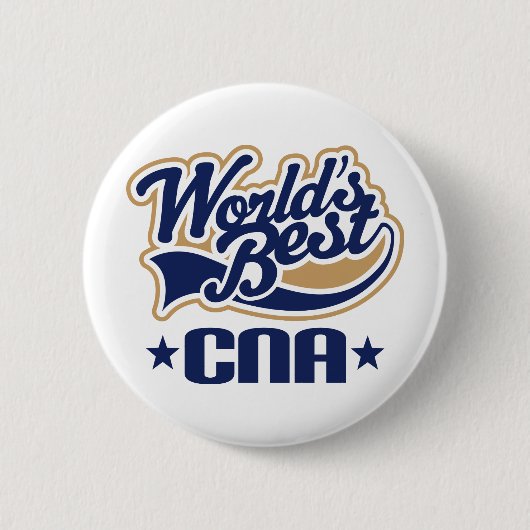 証明された看護は補助ギフトできます 缶バッジ (正面)