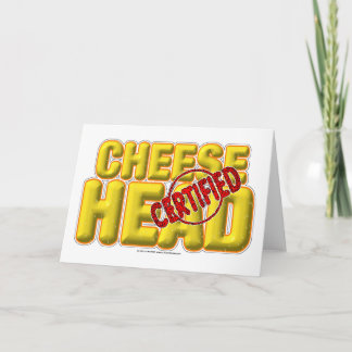 証明されたCheeseHead カード