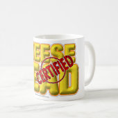 証明されたCheeseHead コーヒーマグカップ (正面右)