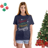 証明されるまで甘いけない | 家族のクリスマスティー Tシャツ