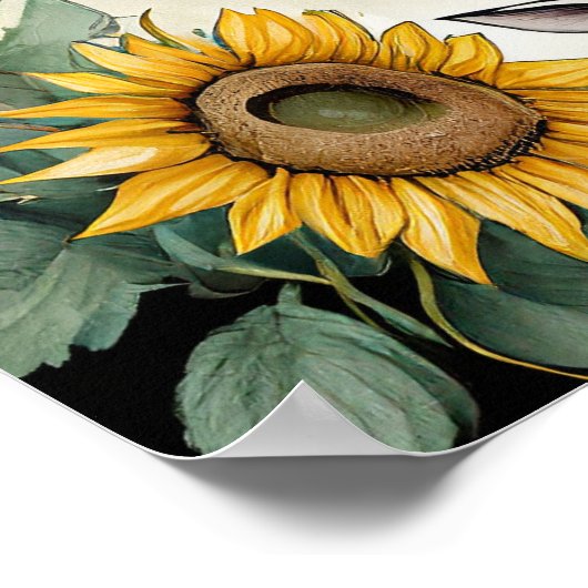 証明停止〔雄ジカの〕枝角異教のフローラ ポスター (角)