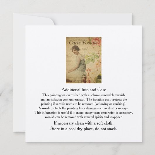 証明書の信頼性アーティストテンプレート (裏面)