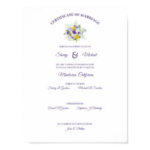 証明書シンプルフローラバラパンシーブーケ