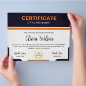 証明書テンプレート チラシ (手)