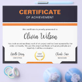 証明書テンプレート チラシ (シングル)