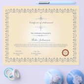 証明書テンプレート チラシ (シングル)