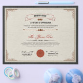 証明書テンプレート チラシ (シングル)