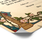 証明書ポスター – 中世 ポスター (角)