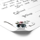 証明書ポスター – 夢の上 ポスター (角)