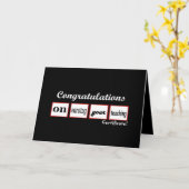 証明書教え名前をカスタムするのお祝い –  カード (黄色い花)