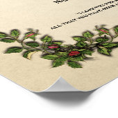 証明書結婚の婚姻 – （観賞用） ポスター (角)