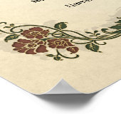 証明書結婚の婚姻 – （観賞用） ポスター (角)