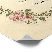 証明書結婚の婚姻 – （観賞用） ポスター (角)