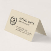 証明書 |公証人ロゴ 名刺 (正面)