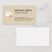 証明書 名刺 (正面/裏面)