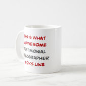 証素晴らし言ビデオグラファー コーヒーマグカップ (正面左)