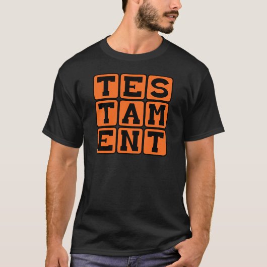 証言、事実の証拠 Tシャツ (正面)