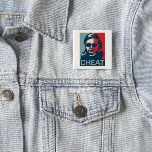 詐欺のアンチヒラリークリントンのボタン/バッジ 缶バッジ (インサイチュ)