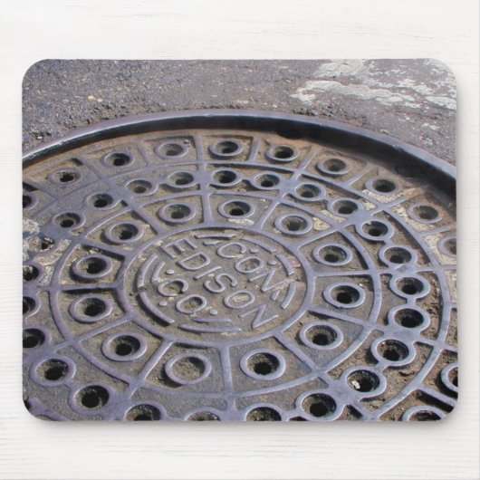 詐欺のエジソンカバーNYC マウスパッド (正面)