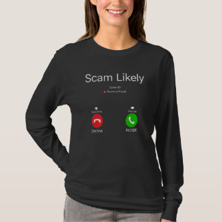 詐欺の可能性あり Tシャツ
