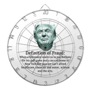 詐欺の定義 – TRUMP ダーツボード