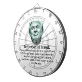 詐欺の定義 – TRUMP ダーツボード (正面右)