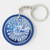 詐欺は至る所に在り キーホルダー (裏面)