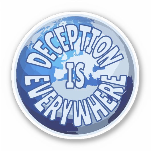 詐欺は至る所に在り シール (正面)