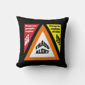 詐欺アラート クッション (正面)