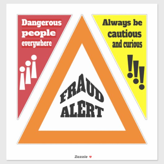 詐欺アラート シール (シート)