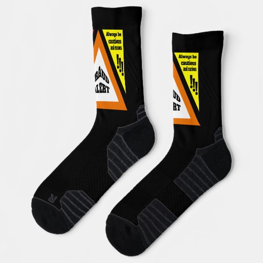 詐欺アラート ソックス (左)