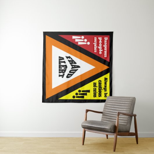 詐欺アラート タペストリー (インサイチュ(横))