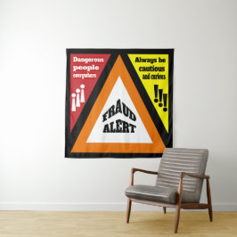 詐欺アラート タペストリー