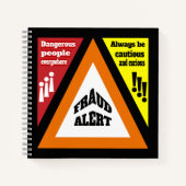詐欺アラート ノートブック (正面)
