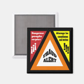 詐欺アラート マグネット (正面/裏面)