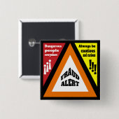 詐欺アラート 缶バッジ (正面&裏面)